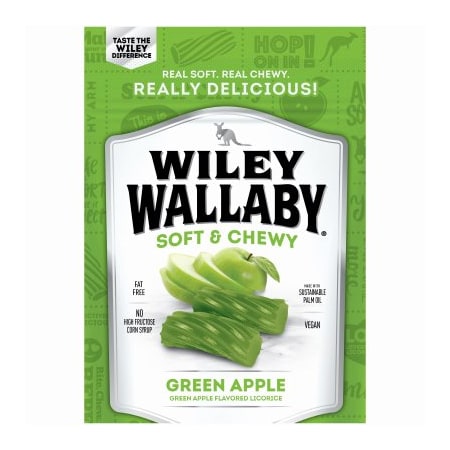WILEY WALLABY Licorice Grn Apple 10Oz 120102